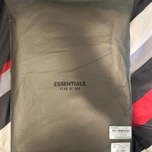 Essentials Fear of God Hoodie Size M Biege